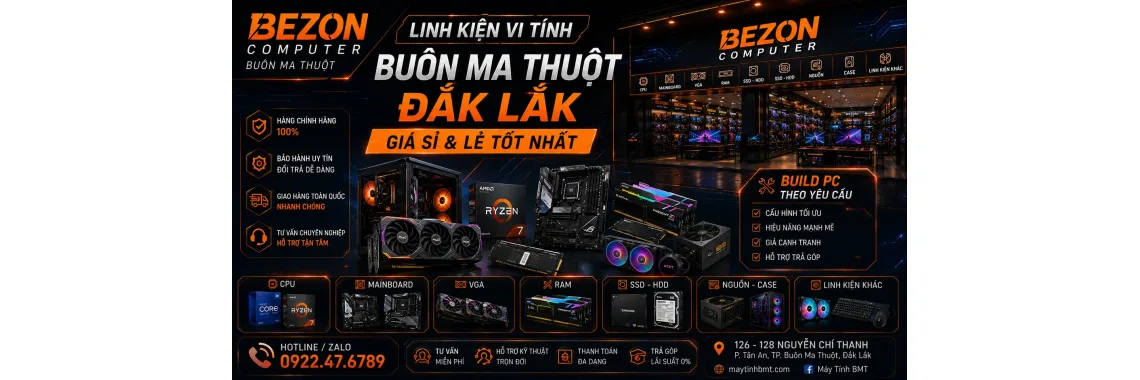 Linh kiện vi tính tại Buôn Ma Thuột gồm những gì?
