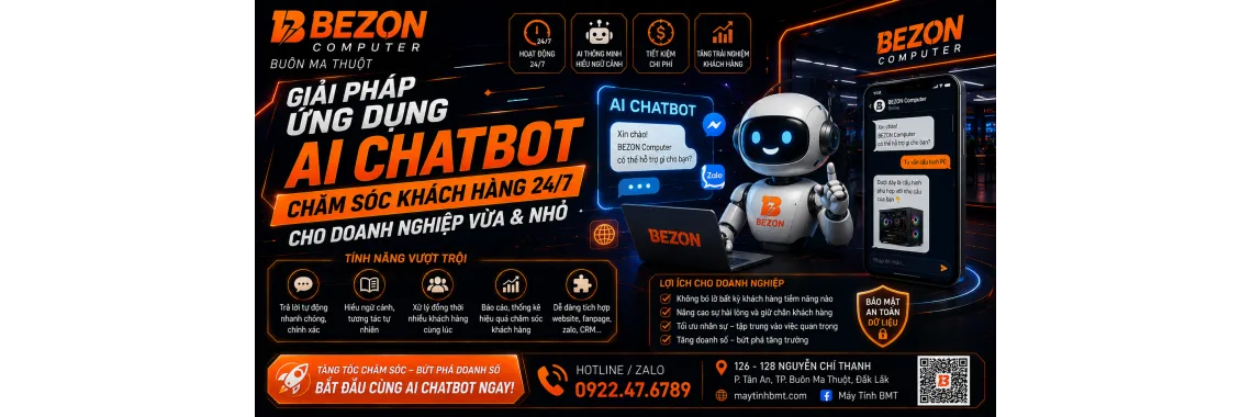 Giải Pháp Ứng Dụng AI Chatbot Chăm Sóc Khách Hàng 24/7 Cho Doanh Nghiệp Vừa & Nhỏ