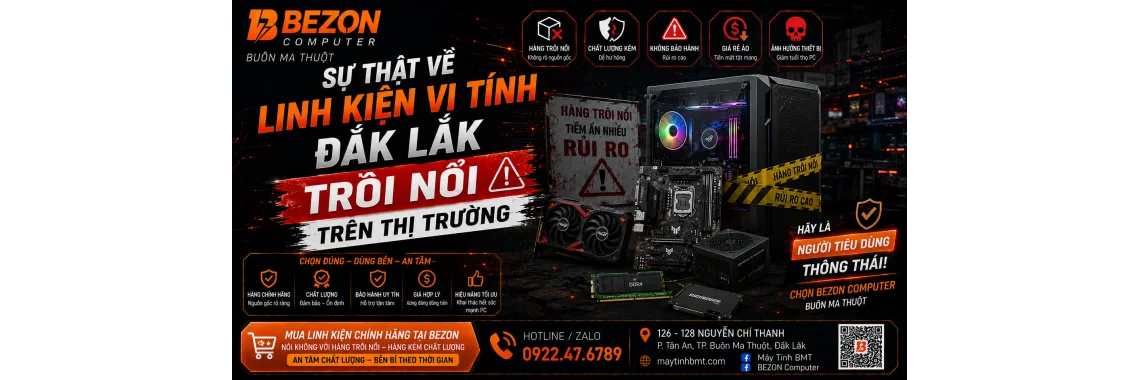 Sự Thật Về Linh Kiện Vi Tính Đắk Lắk Trôi Nổi Trên Thị Trường