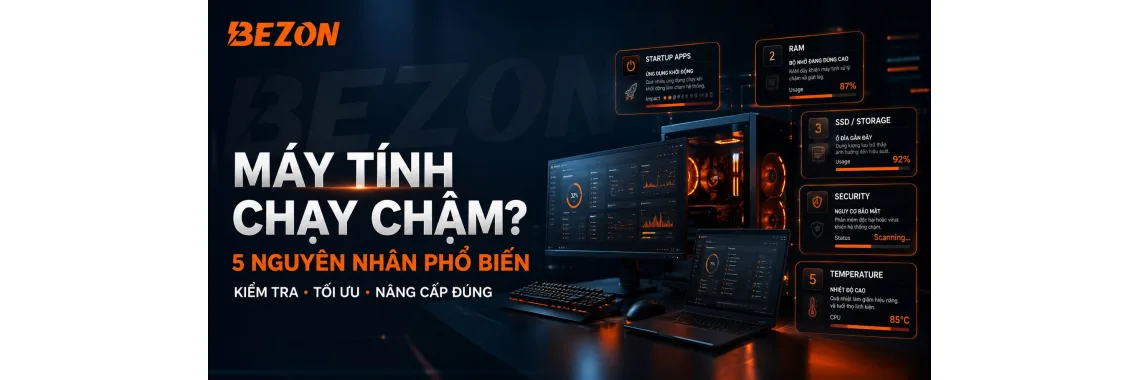 5 Nguyên Nhân Khiến Máy Tính Chạy Chậm Và Cách Khắc Phục Triệt Để