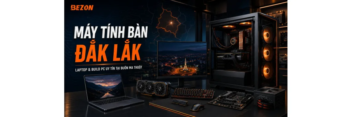 Top Cửa Hàng Máy Tính Bàn Đắk Lắk, Laptop & Build PC Uy Tín Tại Buôn Ma Thuột