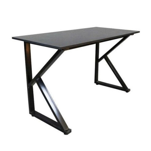 Bàn Gaming Chữ K 1m2 | Thép, Mặt bàn P1PB, Chân đen / Mặt đen
