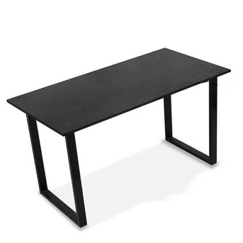 Bàn Gaming Chữ U 1m2 | Thép, Mặt bàn P1PB, Chân đen / Mặt đen