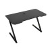 Bàn gaming chữ Z 1m2 | Khung thép sơn tĩnh điện, Mặt bàn MDF phủ melamine, Đen - 2