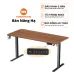 Bàn nâng hạ Manson SmartDesk 1m2 | Khung đen, Mặt gỗ Walnut - 3