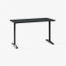 Bàn văn phòng HYPERWORK Core Desk 1m4 | Thép, Mặt bàn P1PB, Khung đen / Mặt đen - 4