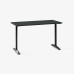 Bàn văn phòng HYPERWORK Core Desk 1m4 | Thép, Mặt bàn P1PB, Khung đen / Mặt đen - 5