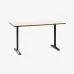 Bàn văn phòng HYPERWORK Core Desk 1m2 | Thép, Mặt bàn P1PB, Khung đen / Mặt trắng - 3