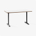 Bàn văn phòng HYPERWORK Core Desk 1m2 | Thép, Mặt bàn P1PB, Khung đen / Mặt trắng - 4