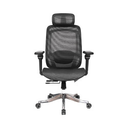 Ghế công thái học HYPERWORK Airy Pro | Đen, 150kg, Chân xoay, Lưng lưới - Bezon Buôn Ma Thuột