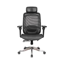 Ghế công thái học HYPERWORK Airy Pro | Đen, 150kg, Chân xoay, Lưng lưới - Bezon Buôn Ma Thuột