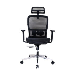 Ghế công thái học GAMI LUM2 | Đen, 150kg, Chân xoay, tay 3D, Lưng lưới - Bezon Buôn Ma Thuột