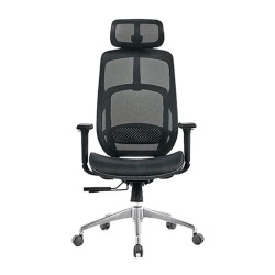 Ghế công thái học HYPERWORK Airy | Đen, 120kg, Chân xoay, Lưng lưới - Bezon Buôn Ma Thuột
