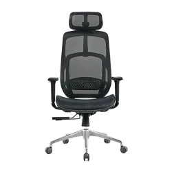 Ghế công thái học HYPERWORK Airy | Đen, 120kg, Chân xoay, Lưng lưới - Bezon Buôn Ma Thuột