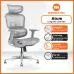 Ghế công thái học MANSON Atum | Xám, 120kg, Chân xoay, Lưng lưới - 2