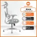 Ghế công thái học MANSON Atum | Xám, 120kg, Chân xoay, Lưng lưới - 3