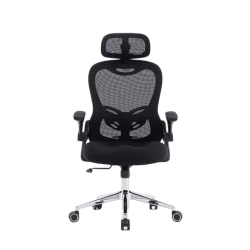 Ghế công thái học E DRA EEC224 | Đen, 150kg, Chân xoay, Lưng lưới