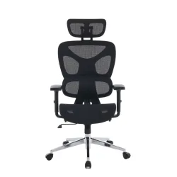 Ghế công thái học E-DRA EEC229 | Full lưới, Chân kim loại, Đen, 15.6kg - Bezon Buôn Ma Thuột
