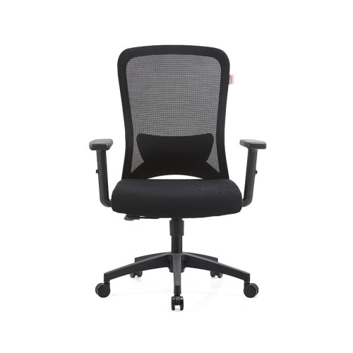 Ghế công thái học E DRA EEC221 | Đen, 120kg, Chân xoay, Lưng lưới