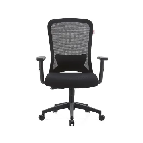 Ghế công thái học E DRA EEC221 | Đen, 120kg, Chân xoay, Lưng lưới