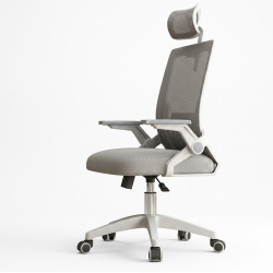 Ghế Văn Phòng Manson Ergonomic | Màu Xám, Công thái học, Tay Gập - Bezon Buôn Ma Thuột