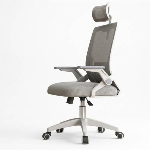 Ghế Văn Phòng Manson Ergonomic | Màu Xám, Công thái học, Tay Gập
