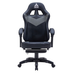 Ghế Warrior Gaming Raider Series WGC210 - Black / Gray | Kê chân, Tay ghế linh hoạt, Foam nguyên khối - Bezon Buôn Ma Thuột