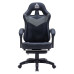 Ghế Warrior Gaming Raider Series WGC210 - Black / Gray | Kê chân, Tay ghế linh hoạt, Foam nguyên khối - 5