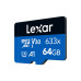 Thẻ nhớ MicroSDXC Lexar UHS-I U3 Blue Series 64GB - 1