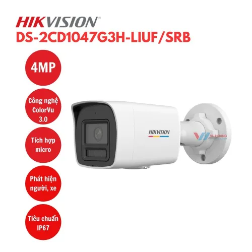Camera Hikvision DS-2CD1047G3H-LIUF/SRB chính hãng, giá tốt