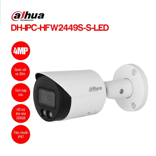 Camera IP Dahua DH-IPC2449S-S-LED hình ảnh sắc nét