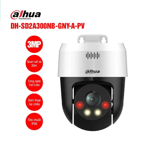 Camera IP PTZ 3MP DAHUA DH-SD2A300NB-GNY-A-PV giá rẻ