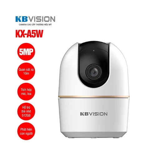 KBVISION KX-A5W: Camera Wifi 5MP Quay Quét Giá Rẻ