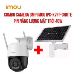 Combo camera 3MP Imou IPC-K7FP-3HOTE + Pin NLMT 40W (40W12V30AH 4030S) - Bezon Buôn Ma Thuột
