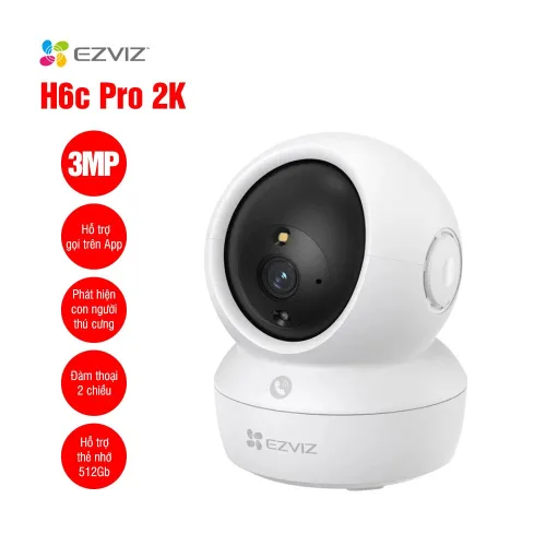 Camera EZVIZ H6c Pro 2K Theo Dõi Người Thông Minh