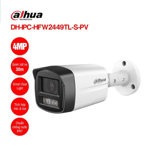 Bán camera IP 4MP DAHUA DH-IPC-HFW2449TL-S-PV giá rẻ