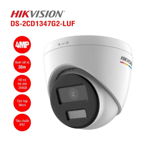 Bán camera IP 4MP HIKVISION DS-2CD1347G2-LUF giá rẻ