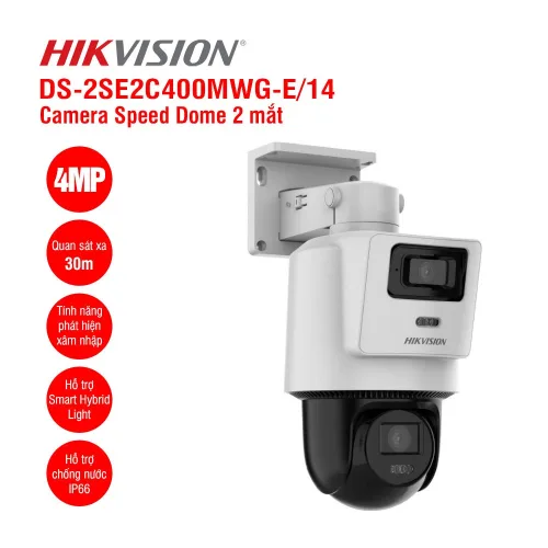 Bán camera IP PTZ Hikvision DS-2SE2C400MWG-E/14 4MP giá rẻ