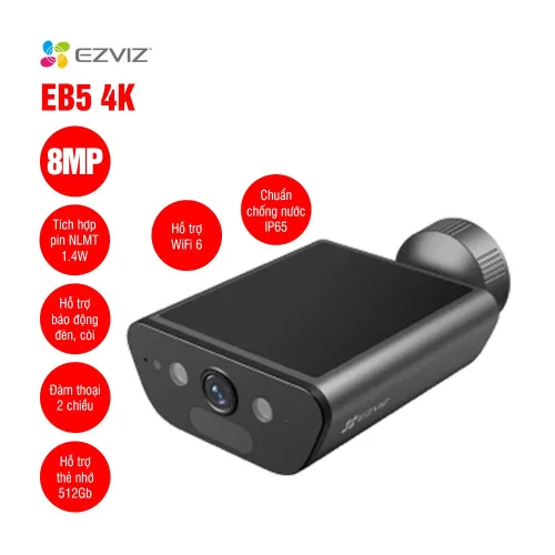 Bán camera không dây dùng pin EZVIZ EB5 4K 8MP giá rẻ