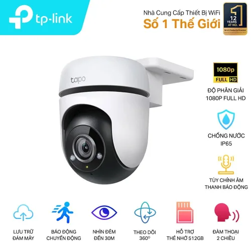 Camera Tapo TC40 - Camera wifi quay quét giá rẻ, dễ lắp đặt