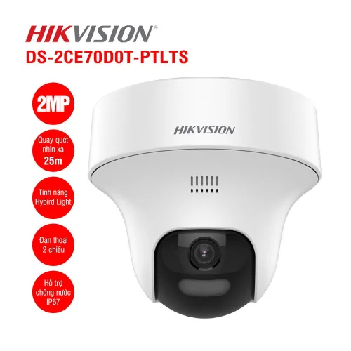 Bán camera HDTVI 2MP HIKVISION DS-2CE70D0T-PTLTS giá rẻ