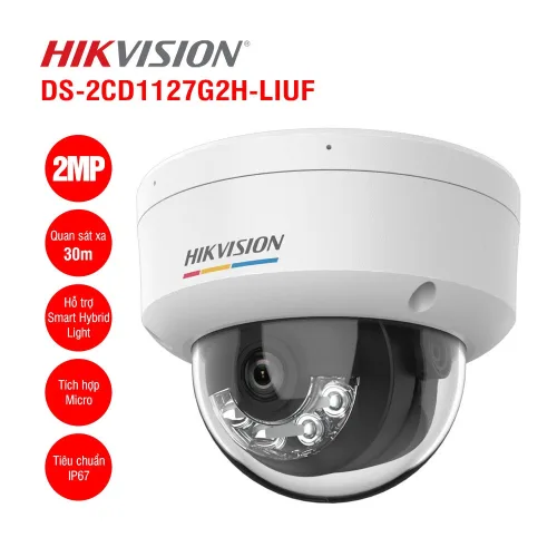 Bán camera IP 2MP HIKVISION DS-2CD1127G2H-LIUF giá rẻ