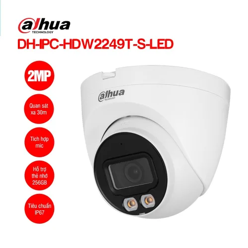 Camera IP Dahua DH-IPC-HDW2249T-S-LED hình ảnh sắc nét