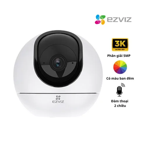 EZVIZ H6 3K: Camera Wifi 5MP - Quan Sát Sắc Nét, Toàn Diện