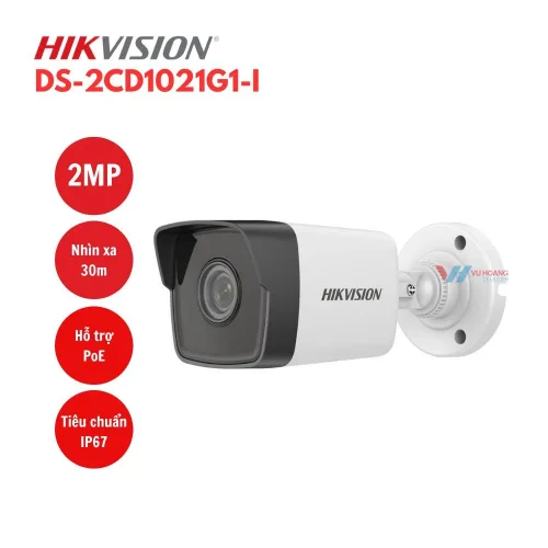 Camera IP HIKVISION DS-2CD1021G1-I 2MP H.265+ IP67