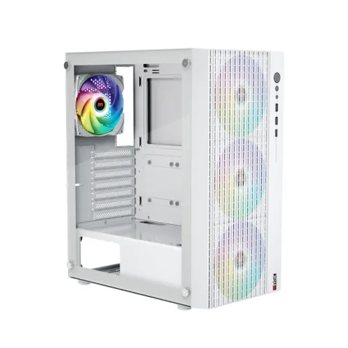 Thùng máy Magic Luxury 4F - Trắng | Kèm sẵn 4 fan