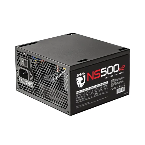 Nguồn máy tính Jetek NS500 V2 | 350W, Non Modular, ATX