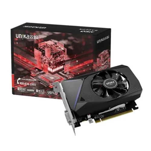 Card màn hình AMD UNIKA Radeon RX 560 4GB GDDR5 V2 Black | 128-bit, 1176MHz, 3 cổng xuất hình