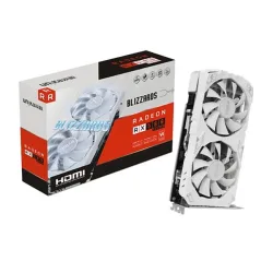 Card màn hình (AMD) Unika Radeon RX 580 BLIZZARDS 8GD5 V2 White | 8GB GDDR5, PCIe 3.0 x16, Dual Fan (SN RX580V2-26086847553525) - Bezon Buôn Ma Thuột