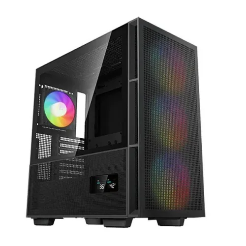 Thùng máy Deepcool CH560 Digital | Kèm sẵn 4 Fan ARGB, Black / White